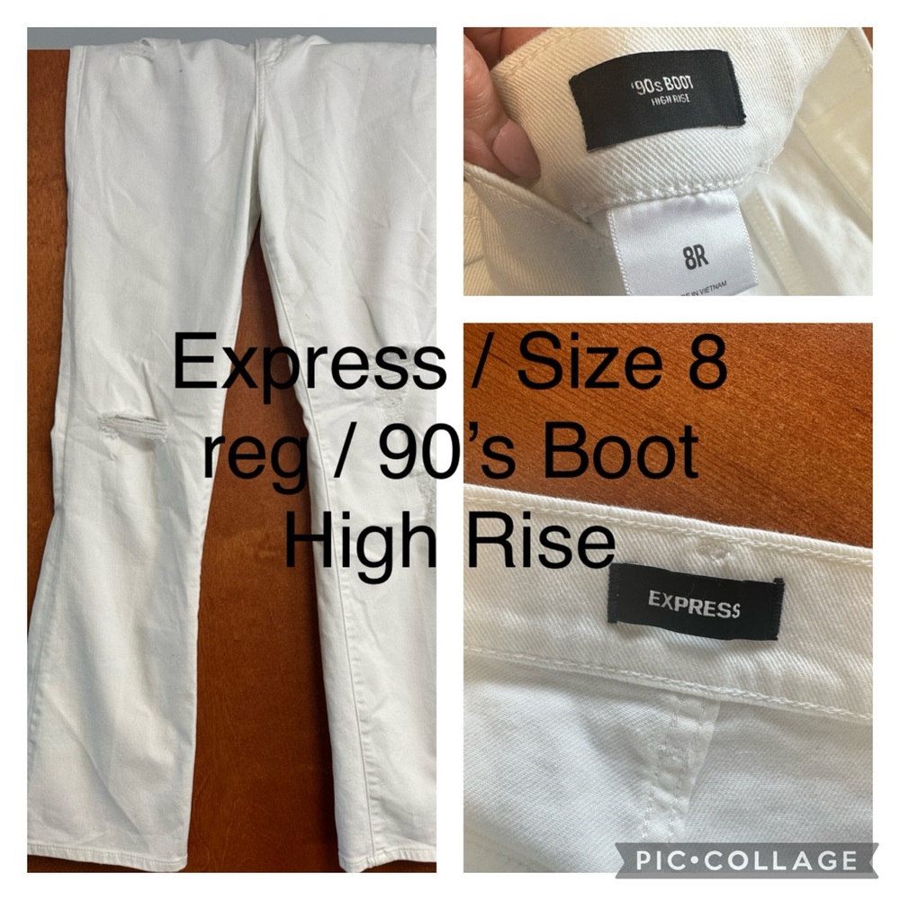 Express bootcut jeans 

Size 8

No stains .. smoke free